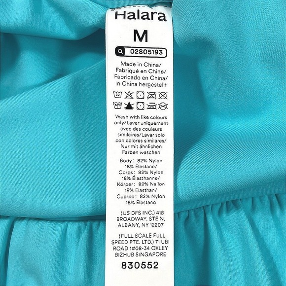 Halara SoftlyZero Airy 2-in-1 Yoga Shorts Loka Blue Medium NWT Pockets - Picture 7 of 8